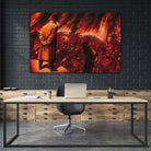 Ira Imperatoris by Alain Cardinal on GIANT ART - red figurative napoleon