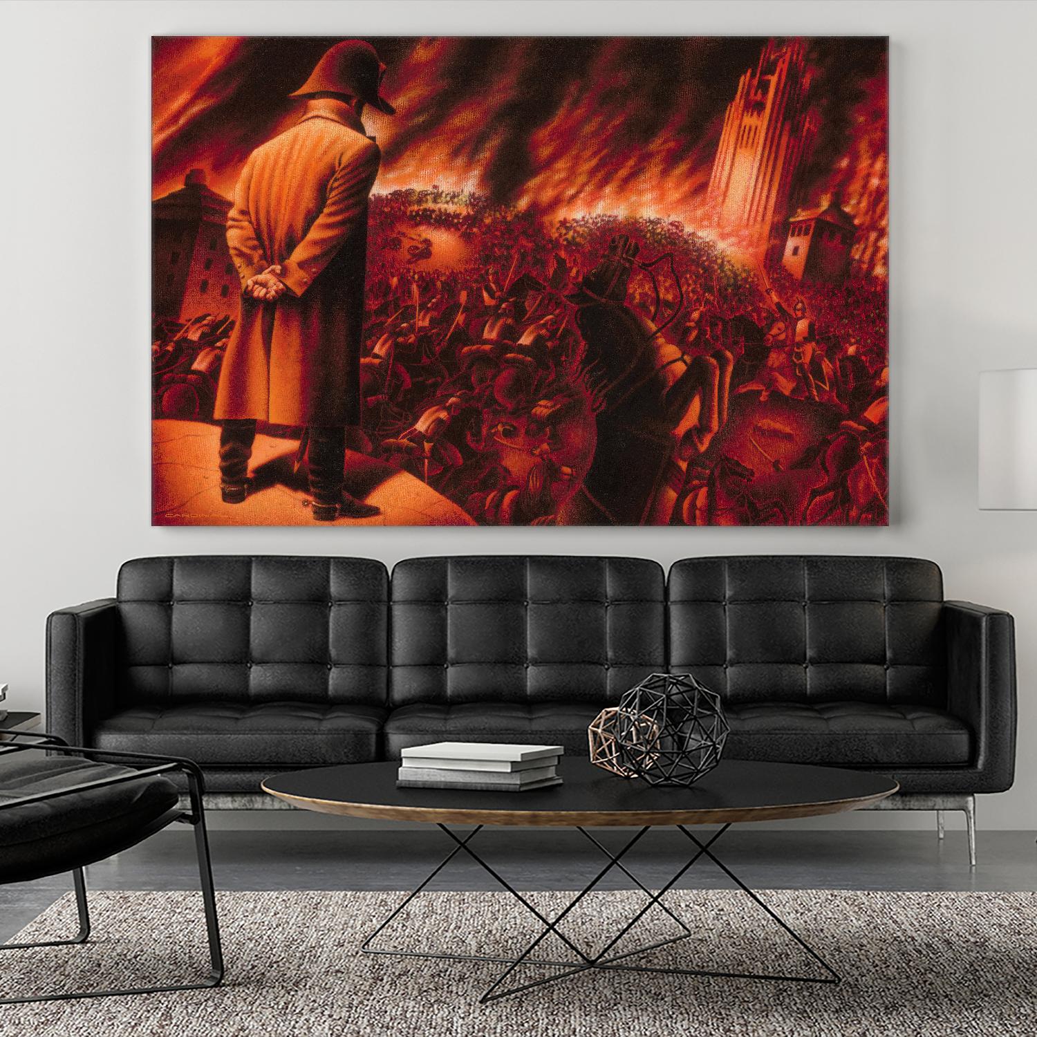 Ira Imperatoris by Alain Cardinal on GIANT ART - red figurative napoleon