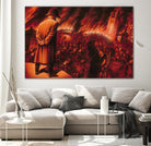 Ira Imperatoris by Alain Cardinal on GIANT ART - red figurative napoleon