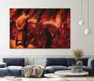 Ira Imperatoris by Alain Cardinal on GIANT ART - red figurative napoleon