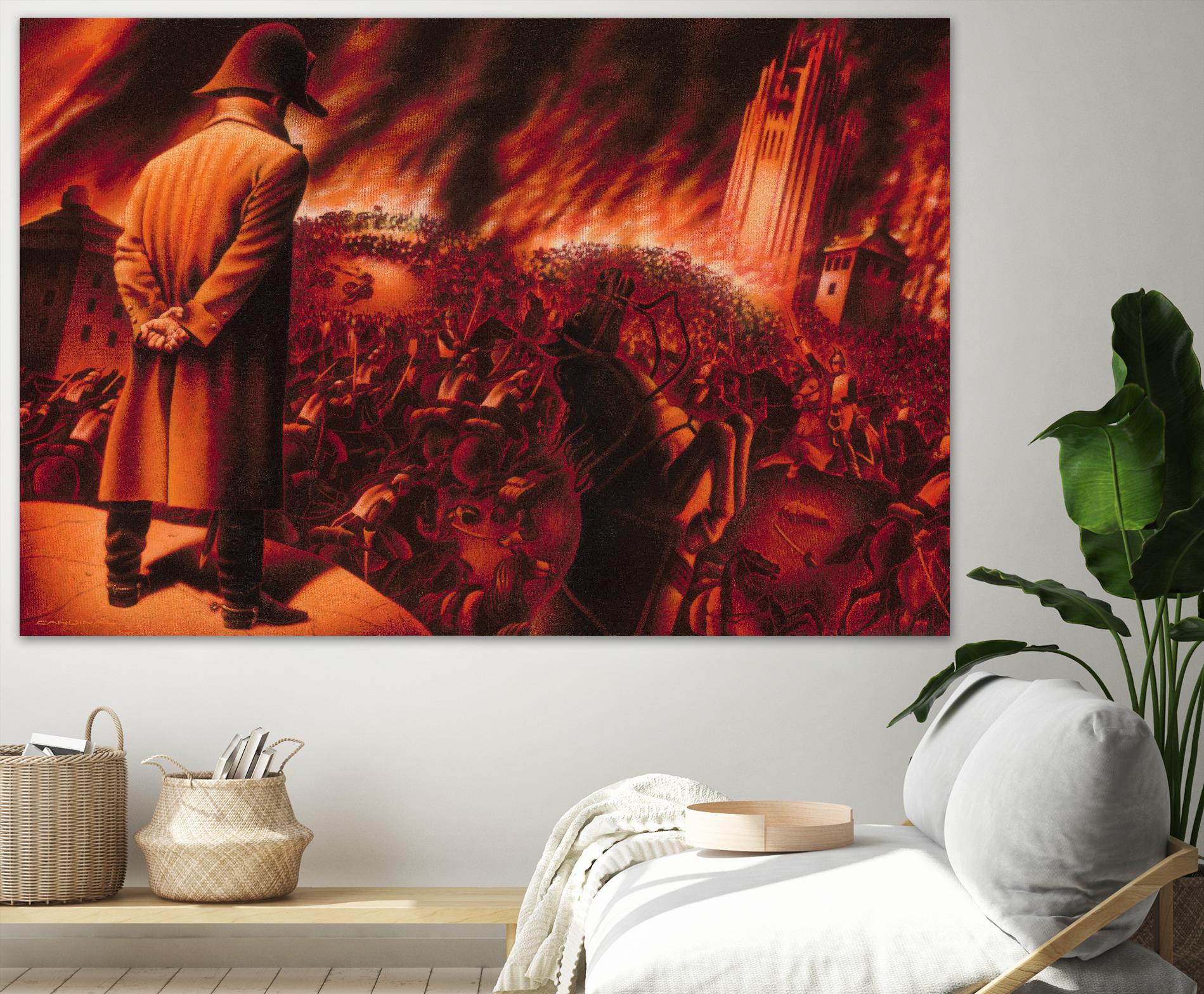 Ira Imperatoris by Alain Cardinal on GIANT ART - red figurative napoleon