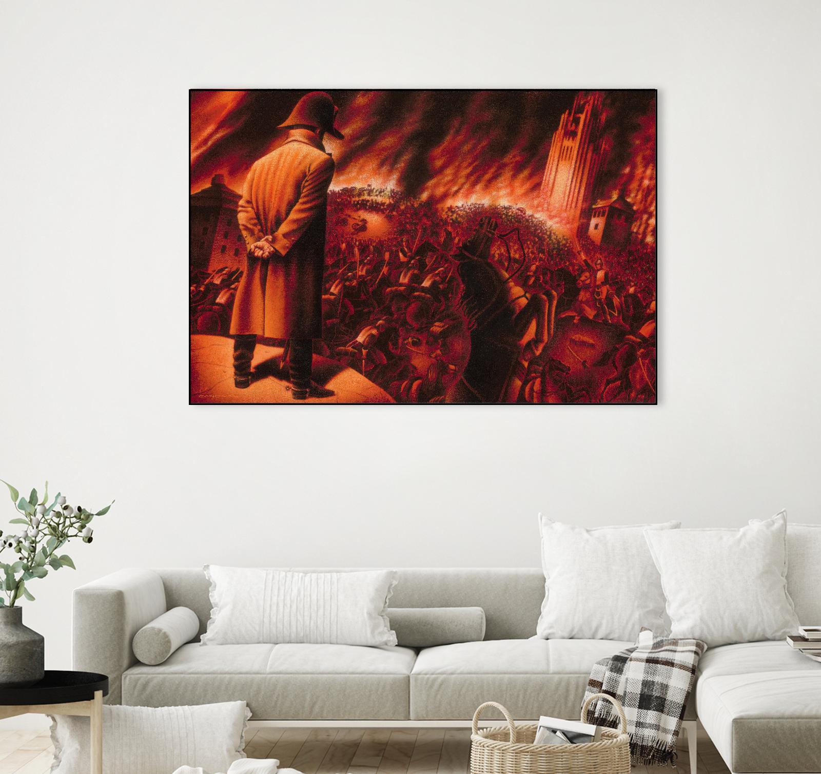 Ira Imperatoris by Alain Cardinal on GIANT ART - red figurative napoleon