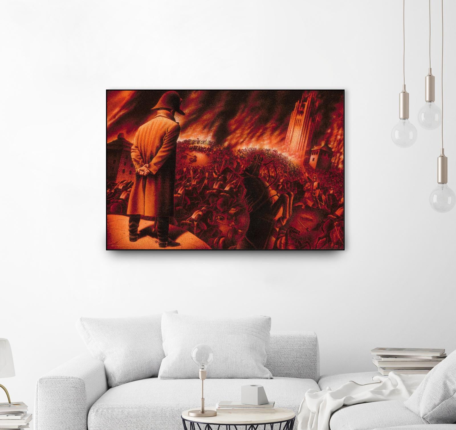 Ira Imperatoris by Alain Cardinal on GIANT ART - red figurative napoleon