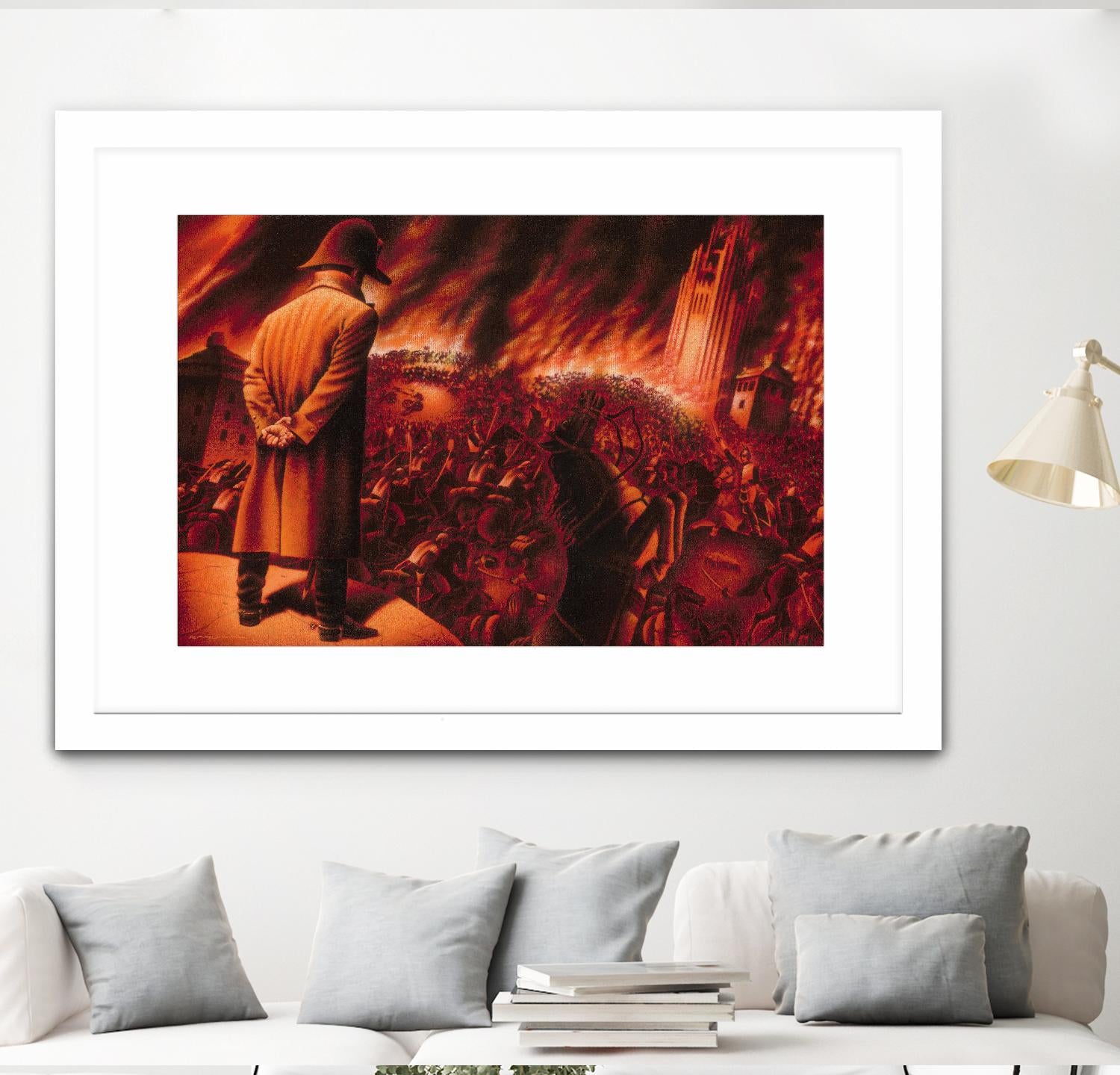 Ira Imperatoris by Alain Cardinal on GIANT ART - red figurative napoleon