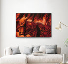 Ira Imperatoris by Alain Cardinal on GIANT ART - red figurative napoleon