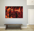 Ira Imperatoris by Alain Cardinal on GIANT ART - red figurative napoleon