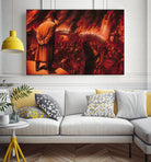 Ira Imperatoris by Alain Cardinal on GIANT ART - red figurative napoleon