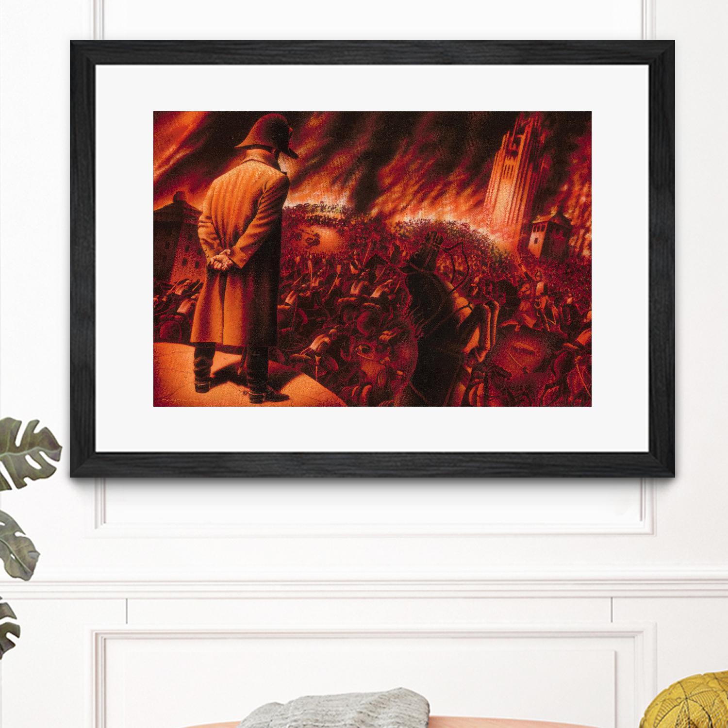 Ira Imperatoris by Alain Cardinal on GIANT ART - red figurative napoleon