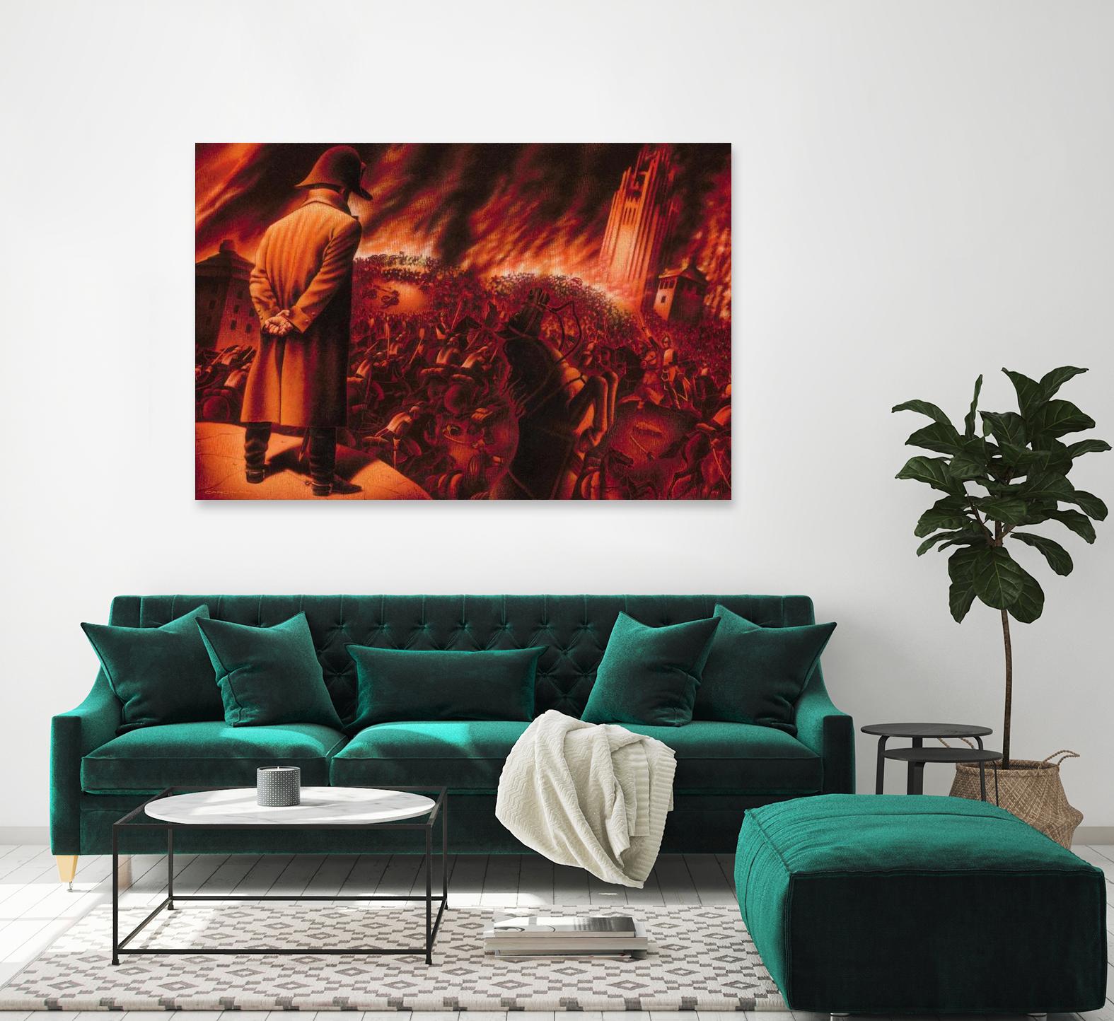 Ira Imperatoris by Alain Cardinal on GIANT ART - red figurative napoleon