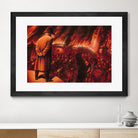 Ira Imperatoris by Alain Cardinal on GIANT ART - red figurative napoleon