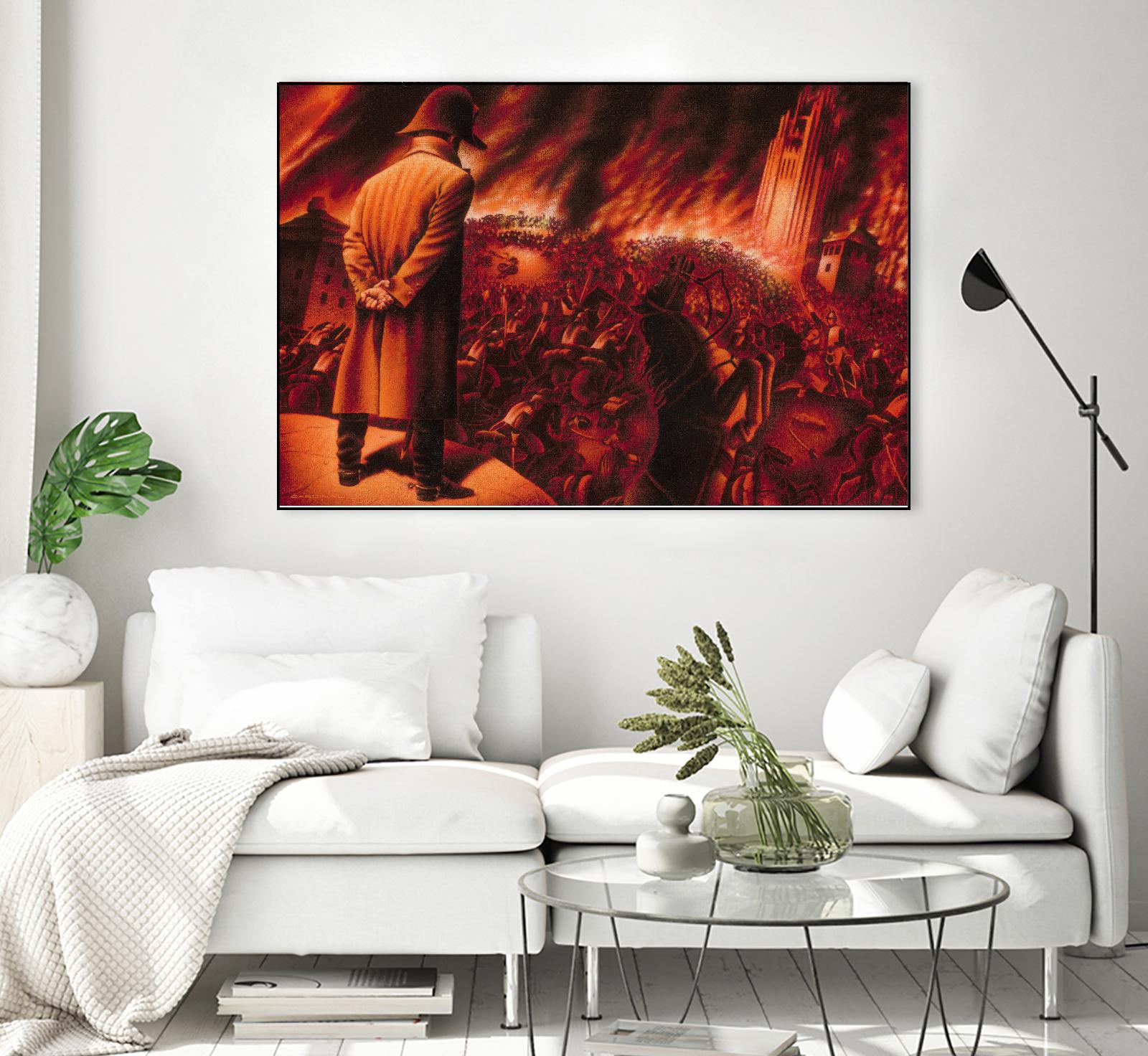 Ira Imperatoris by Alain Cardinal on GIANT ART - red figurative napoleon