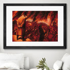Ira Imperatoris by Alain Cardinal on GIANT ART - red figurative napoleon