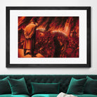 Ira Imperatoris by Alain Cardinal on GIANT ART - red figurative napoleon