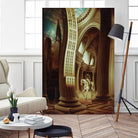 La rôdeur du Pantheon by Alain Cardinal on GIANT ART - beige whimsical napoleon