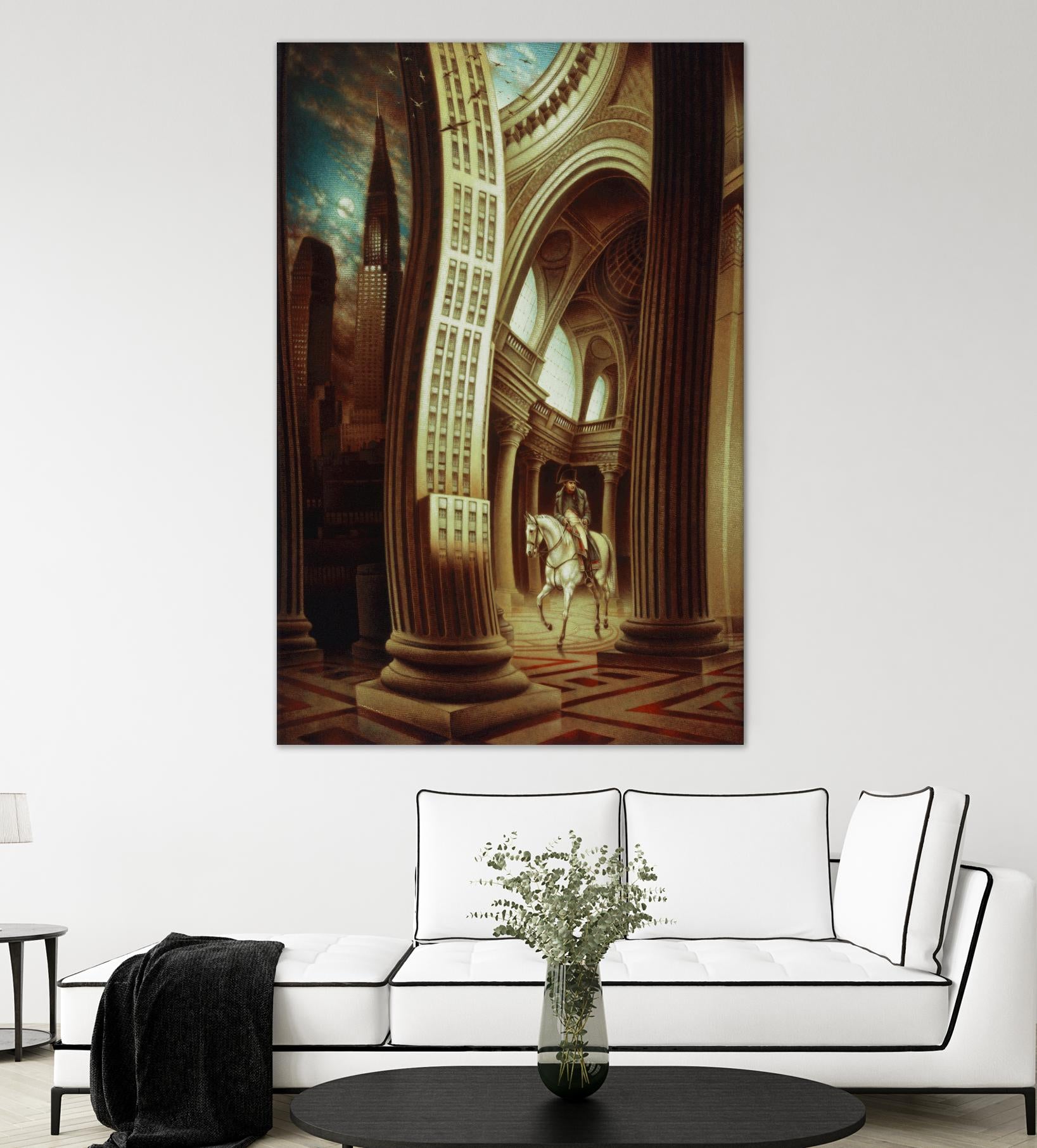 La rôdeur du Pantheon by Alain Cardinal on GIANT ART - beige whimsical napoleon