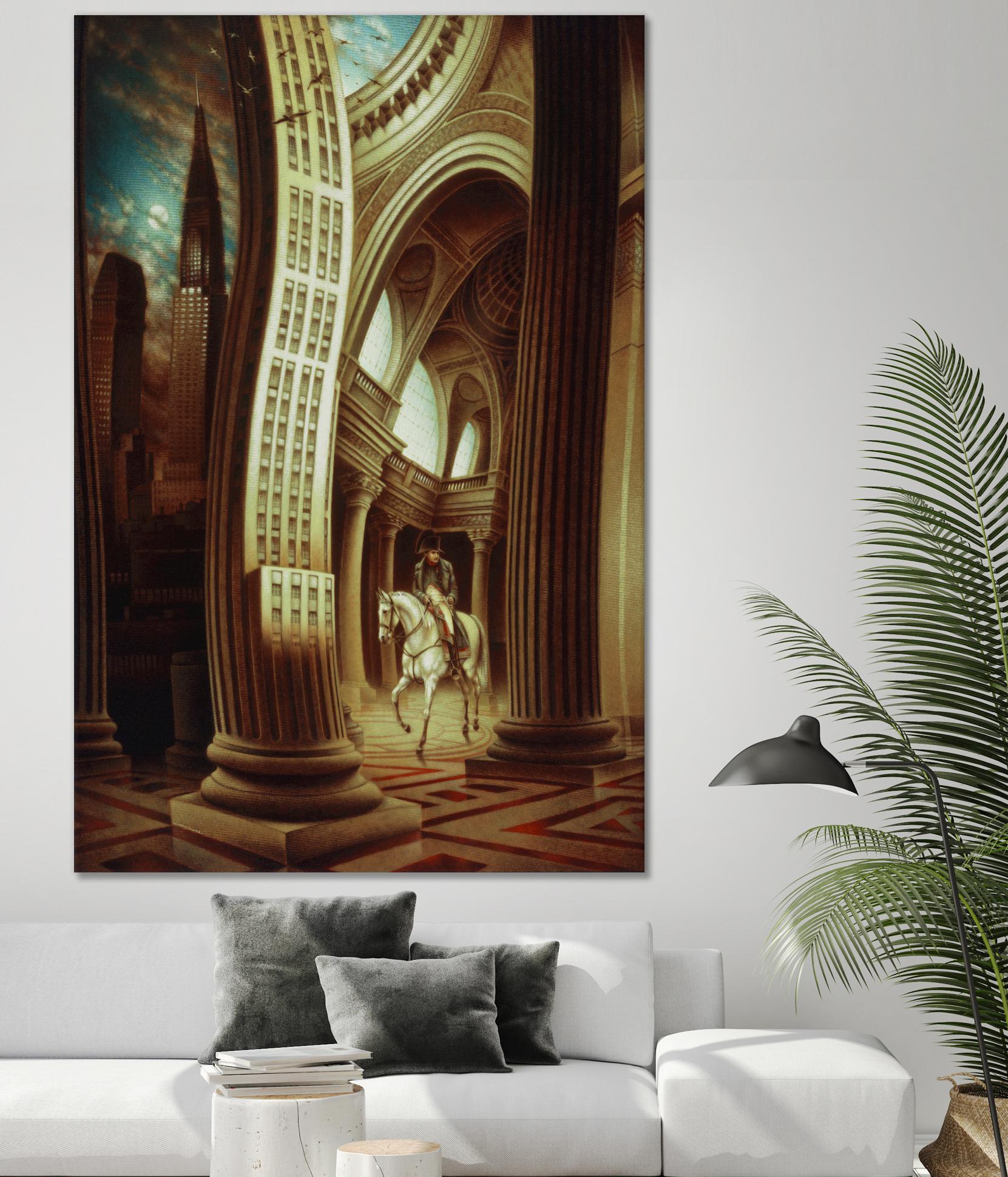 La rôdeur du Pantheon by Alain Cardinal on GIANT ART - beige whimsical napoleon