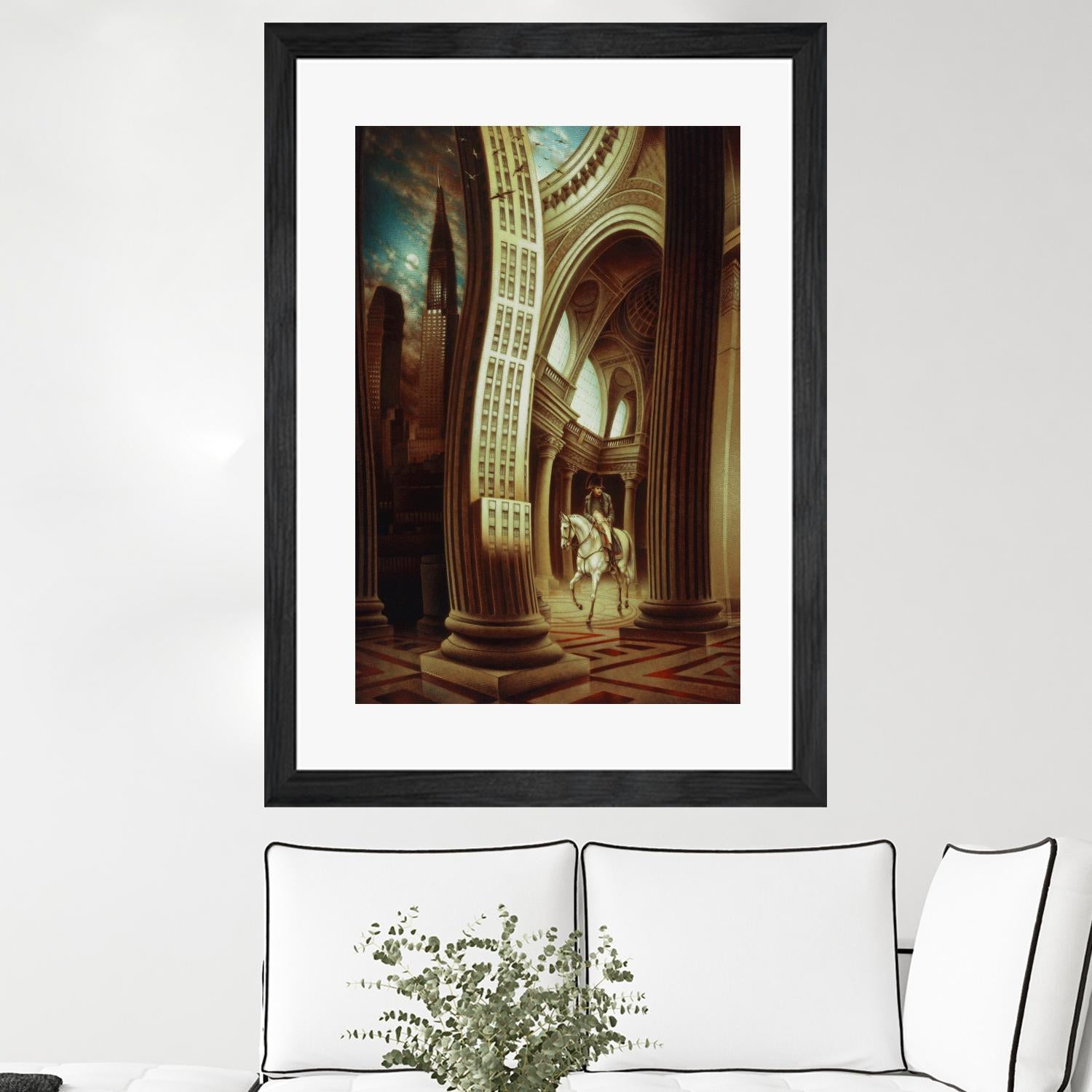 La rôdeur du Pantheon by Alain Cardinal on GIANT ART - beige whimsical napoleon