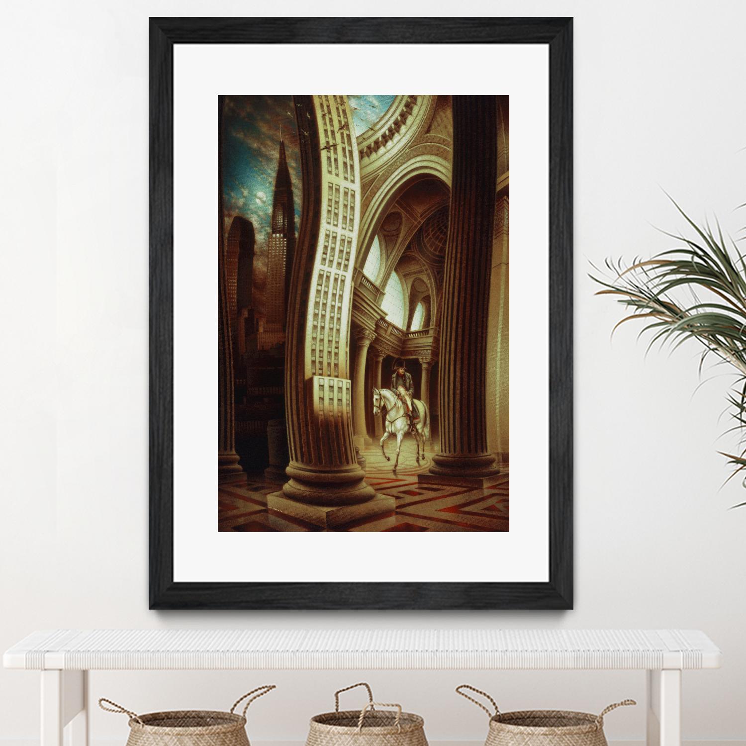 La rôdeur du Pantheon by Alain Cardinal on GIANT ART - beige whimsical napoleon