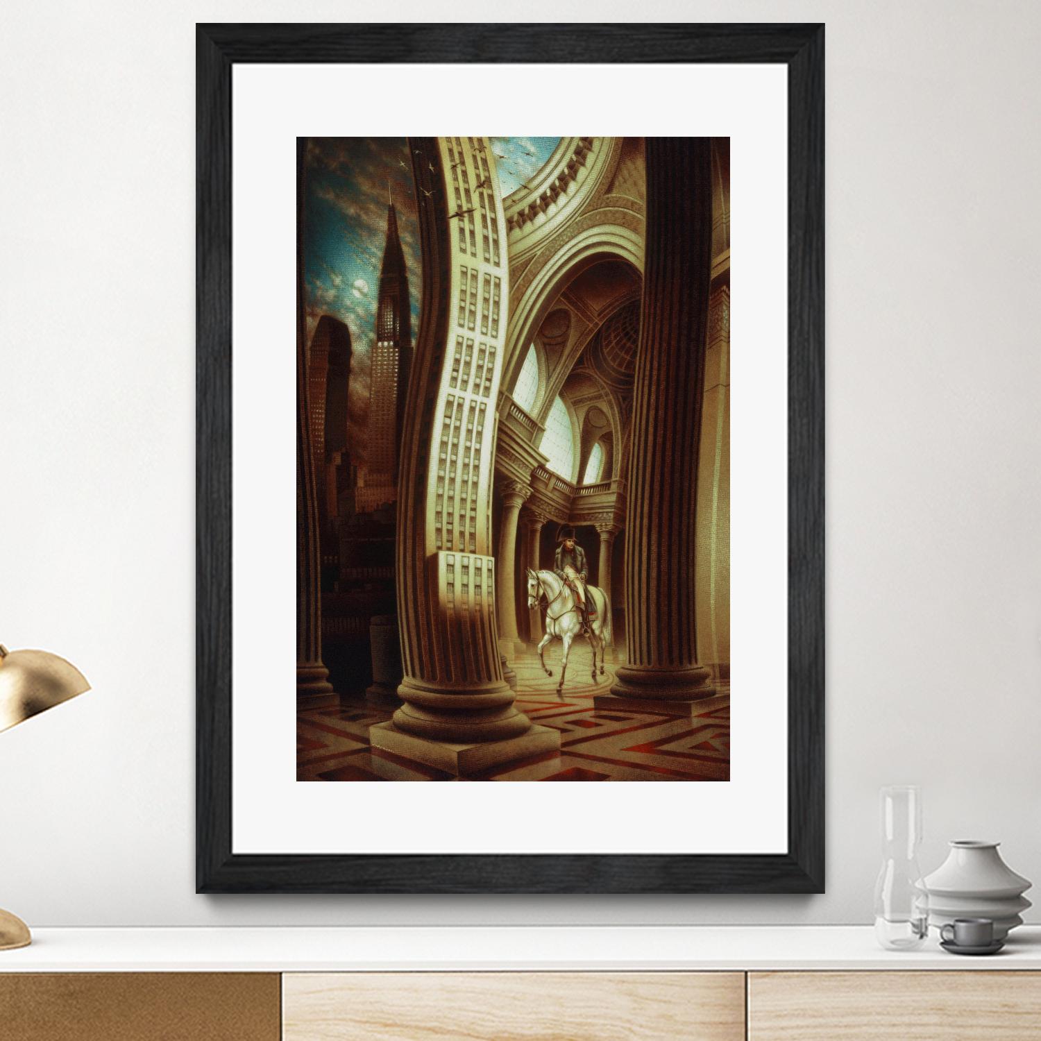 La rôdeur du Pantheon by Alain Cardinal on GIANT ART - beige whimsical napoleon