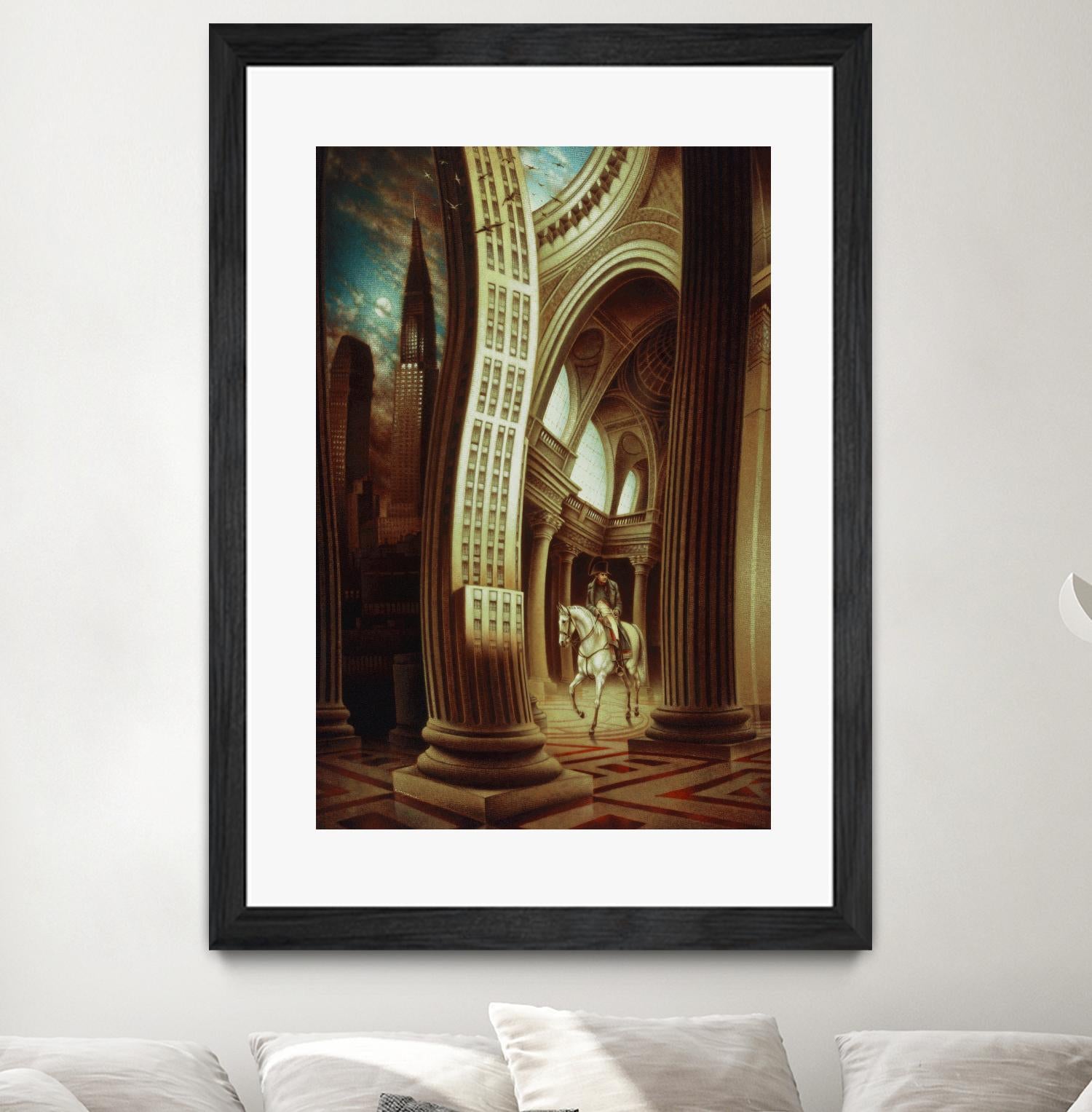 La rôdeur du Pantheon by Alain Cardinal on GIANT ART - beige whimsical napoleon