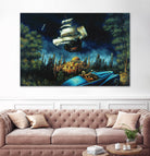 L'illusion du Mirage by Alain Cardinal on GIANT ART - beige figurative palace