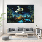 L'illusion du Mirage by Alain Cardinal on GIANT ART - beige figurative palace