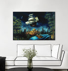 L'illusion du Mirage by Alain Cardinal on GIANT ART - beige figurative palace