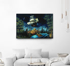 L'illusion du Mirage by Alain Cardinal on GIANT ART - beige figurative palace