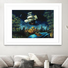 L'illusion du Mirage by Alain Cardinal on GIANT ART - beige figurative palace