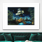 L'illusion du Mirage by Alain Cardinal on GIANT ART - beige figurative palace