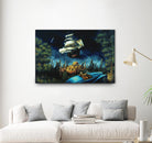 L'illusion du Mirage by Alain Cardinal on GIANT ART - beige figurative palace