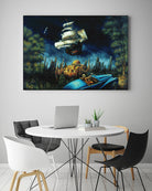 L'illusion du Mirage by Alain Cardinal on GIANT ART - beige figurative palace