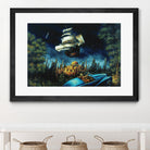 L'illusion du Mirage by Alain Cardinal on GIANT ART - beige figurative palace