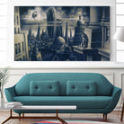 Chat de Cheshire by Alain Cardinal on GIANT ART - black whimsical imaginaire