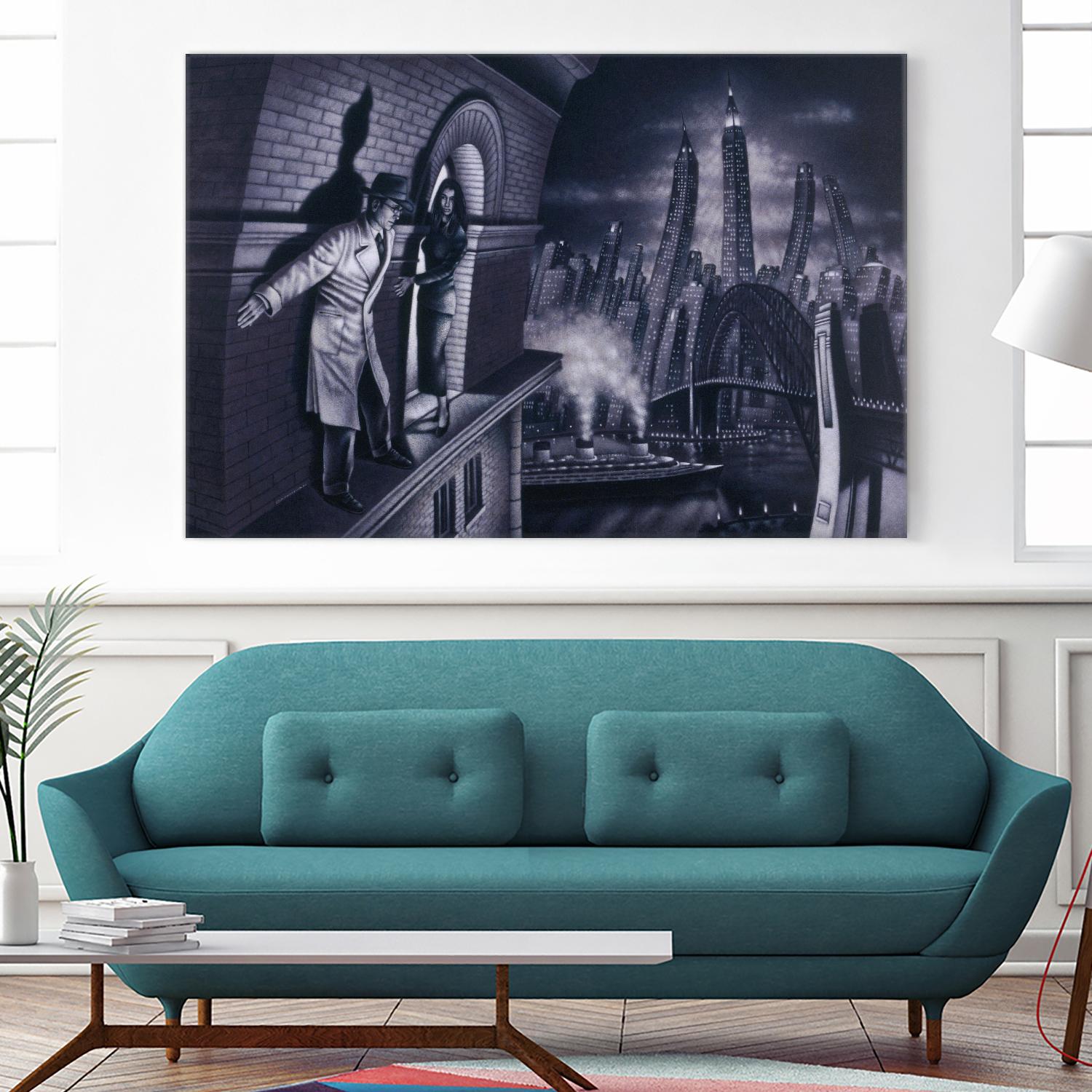 Série noire 3 by Alain Cardinal on GIANT ART - black black & white la nuit