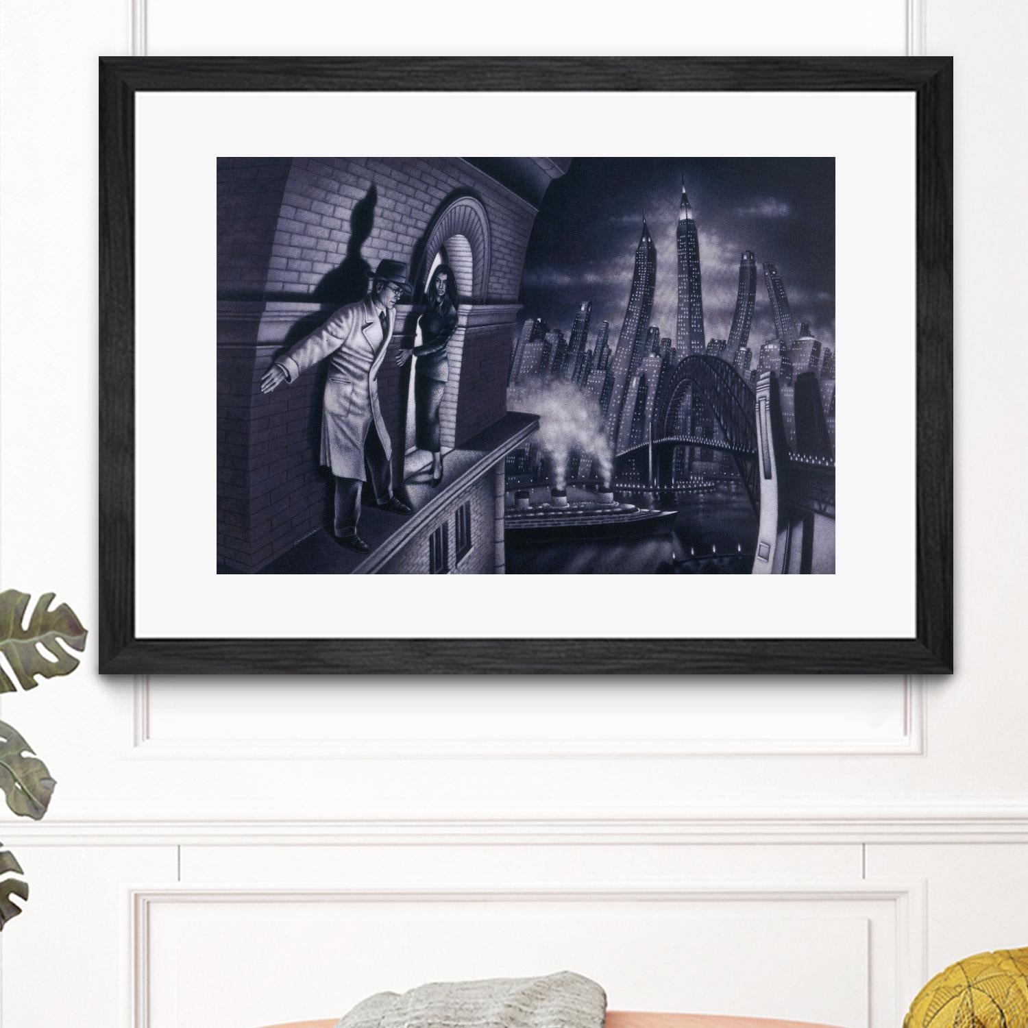 Série noire 3 by Alain Cardinal on GIANT ART - black black & white la nuit