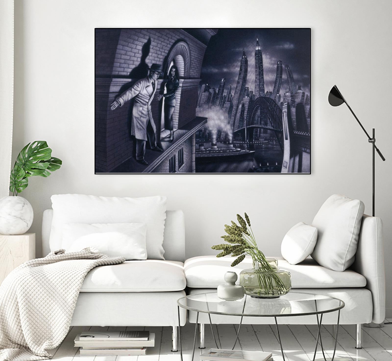 Série noire 3 by Alain Cardinal on GIANT ART - black black & white la nuit