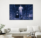 Narco Analyse by Alain Cardinal on GIANT ART - blue figurative ville