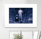 Narco Analyse by Alain Cardinal on GIANT ART - blue figurative ville