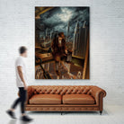 Dr. Orpheus by Alain Cardinal on GIANT ART - rust figurative poutre