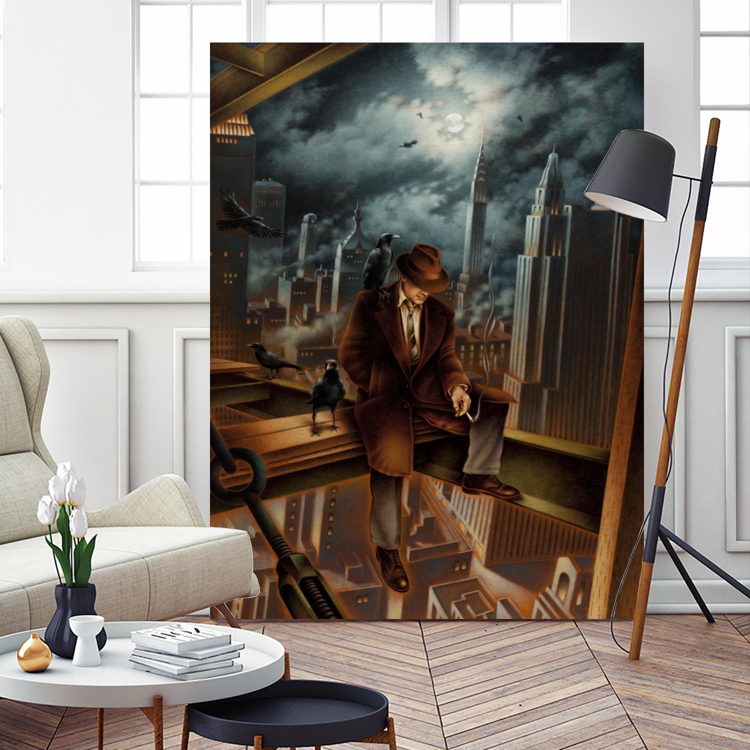 Dr. Orpheus by Alain Cardinal on GIANT ART - rust figurative poutre