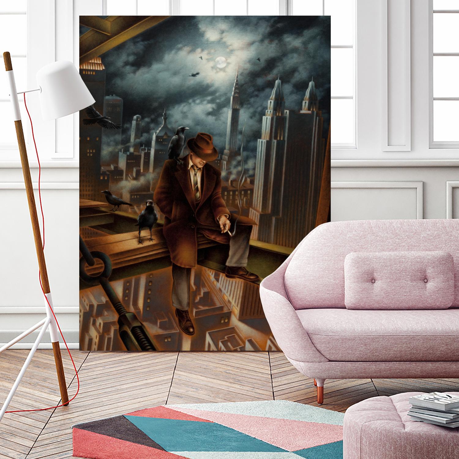 Dr. Orpheus by Alain Cardinal on GIANT ART - rust figurative poutre