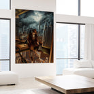 Dr. Orpheus by Alain Cardinal on GIANT ART - rust figurative poutre