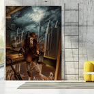 Dr. Orpheus by Alain Cardinal on GIANT ART - rust figurative poutre