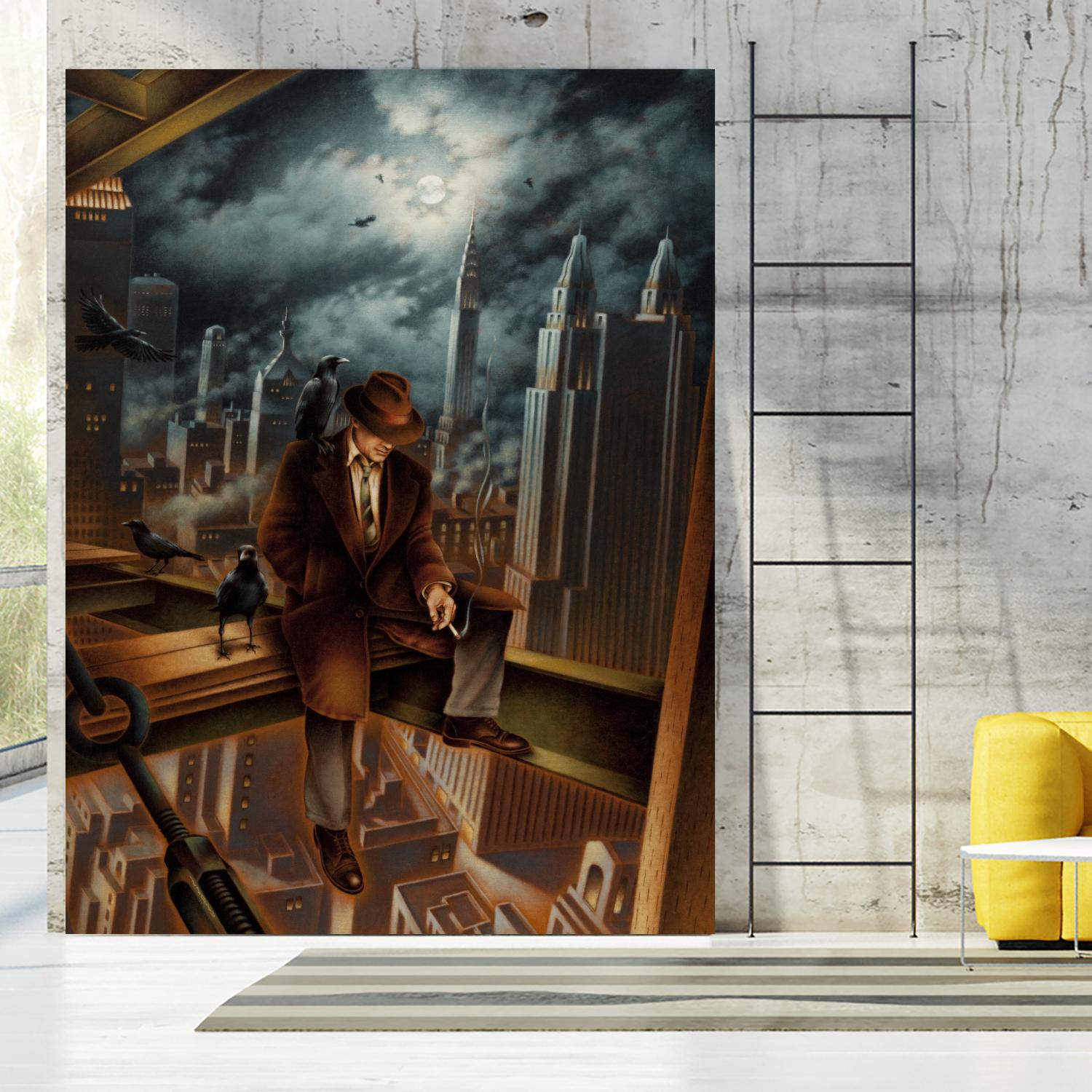 Dr. Orpheus by Alain Cardinal on GIANT ART - rust figurative poutre