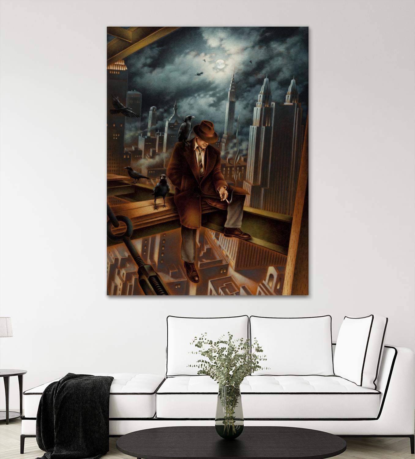 Dr. Orpheus by Alain Cardinal on GIANT ART - rust figurative poutre