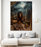 Dr. Orpheus by Alain Cardinal on GIANT ART - rust figurative poutre