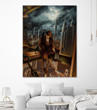 Dr. Orpheus by Alain Cardinal on GIANT ART - rust figurative poutre