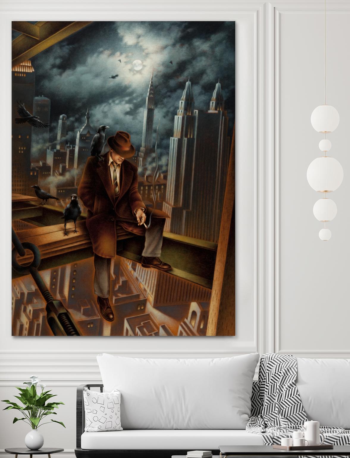 Dr. Orpheus by Alain Cardinal on GIANT ART - rust figurative poutre