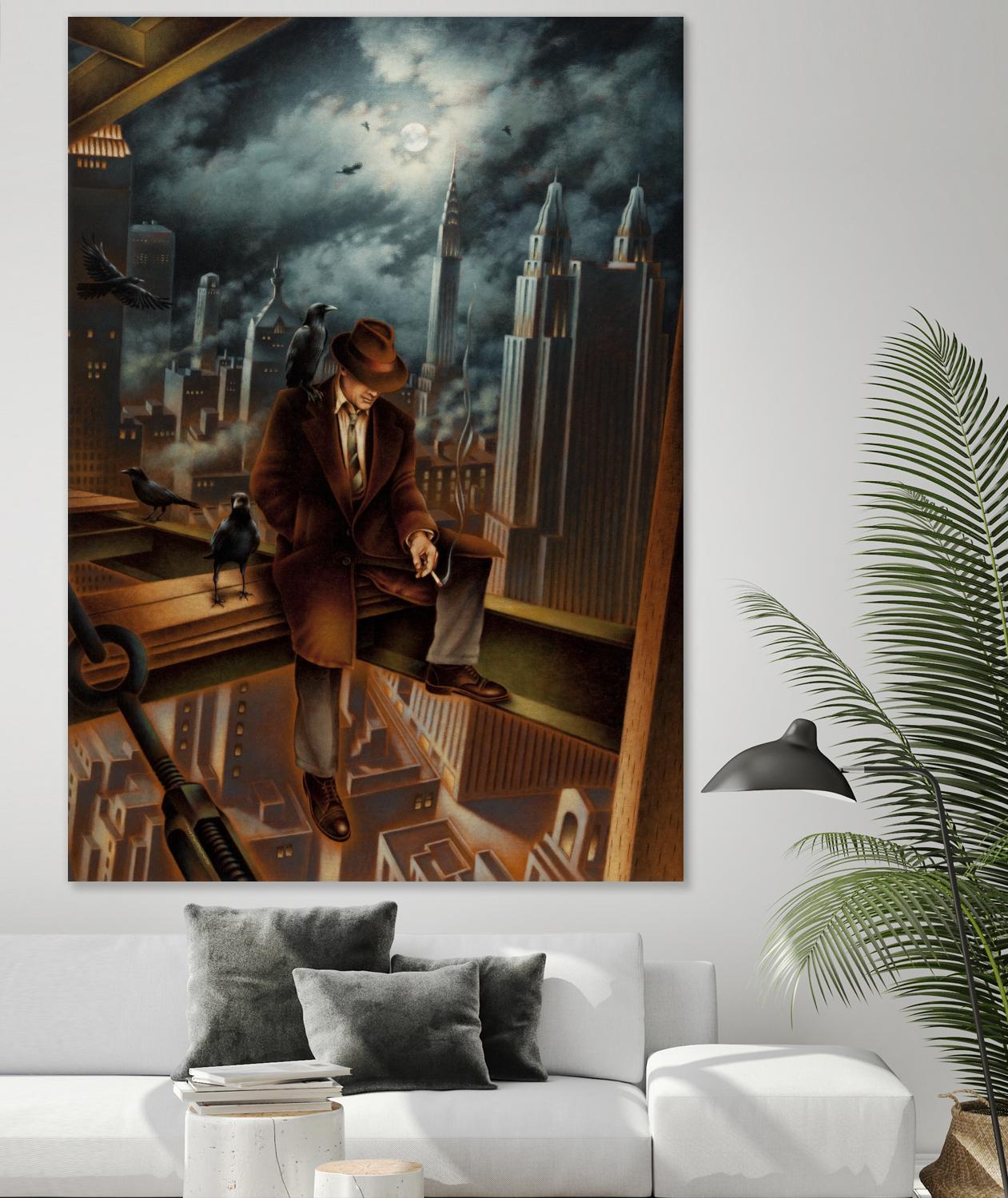 Dr. Orpheus by Alain Cardinal on GIANT ART - rust figurative poutre